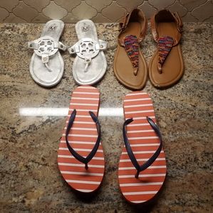 Sandals Bundle Size 7 Maurices & Makers